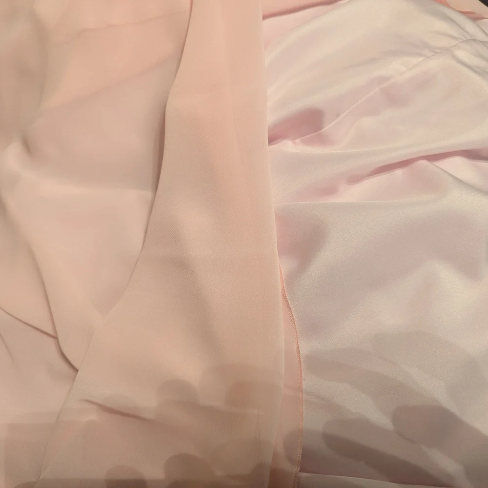 Jovani Elegant Pink Chiffon Dress - Picture 16 of 16